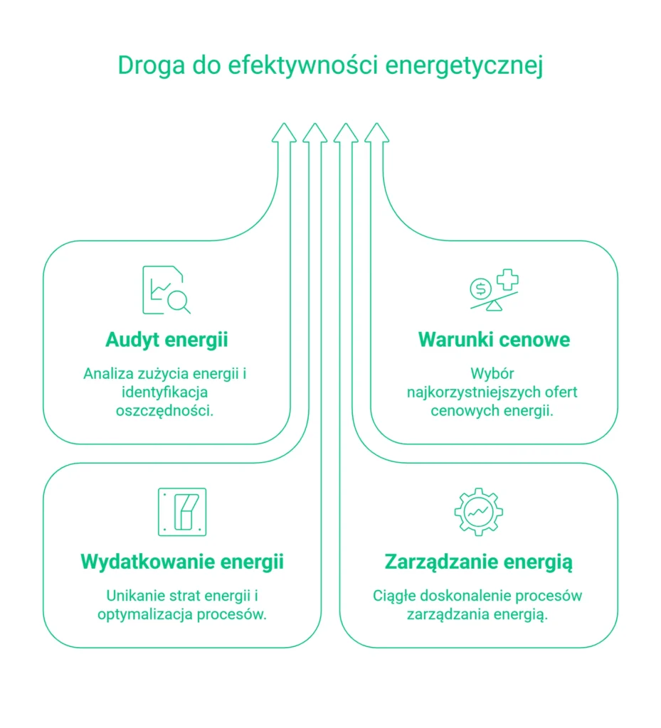 Droga do efektywności energetycznej - infografika